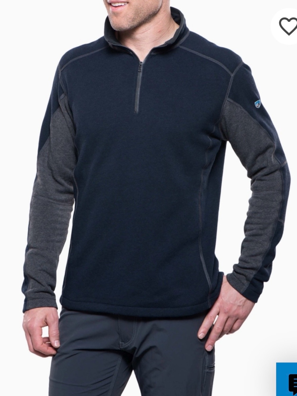 Kuhl | Revel 1/4 Zip | Mutiny Blue/Steel | XXL |‎ Like New!!